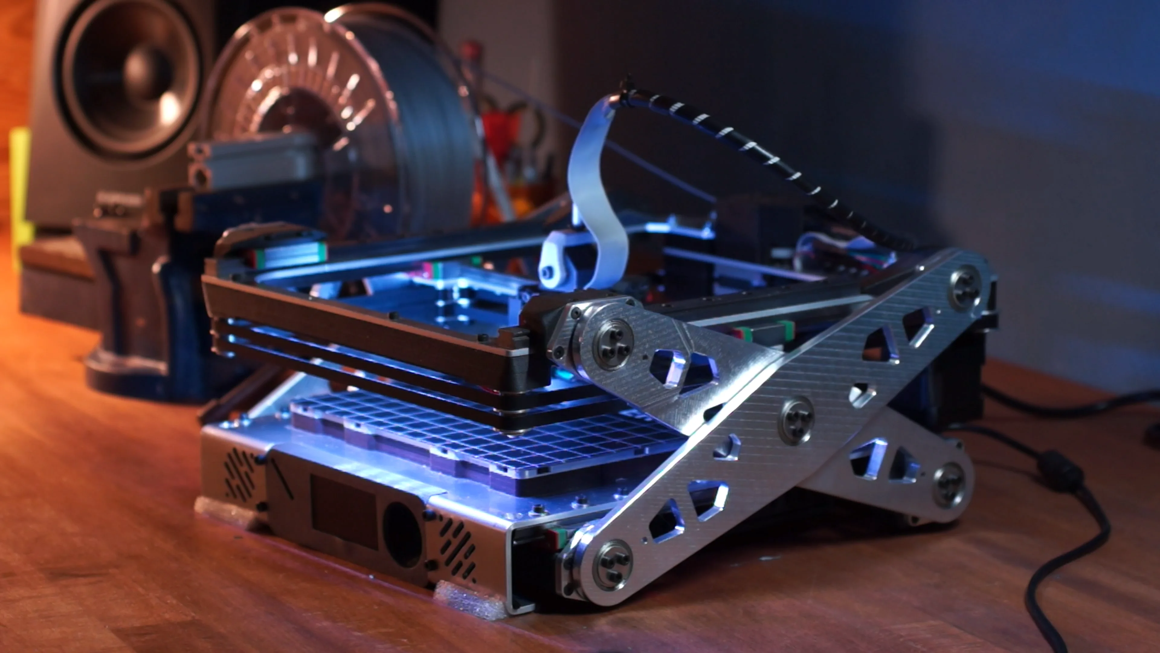 折り畳み3Dプリンター オープンフレームデザイン 折り畳み3Dプリンター