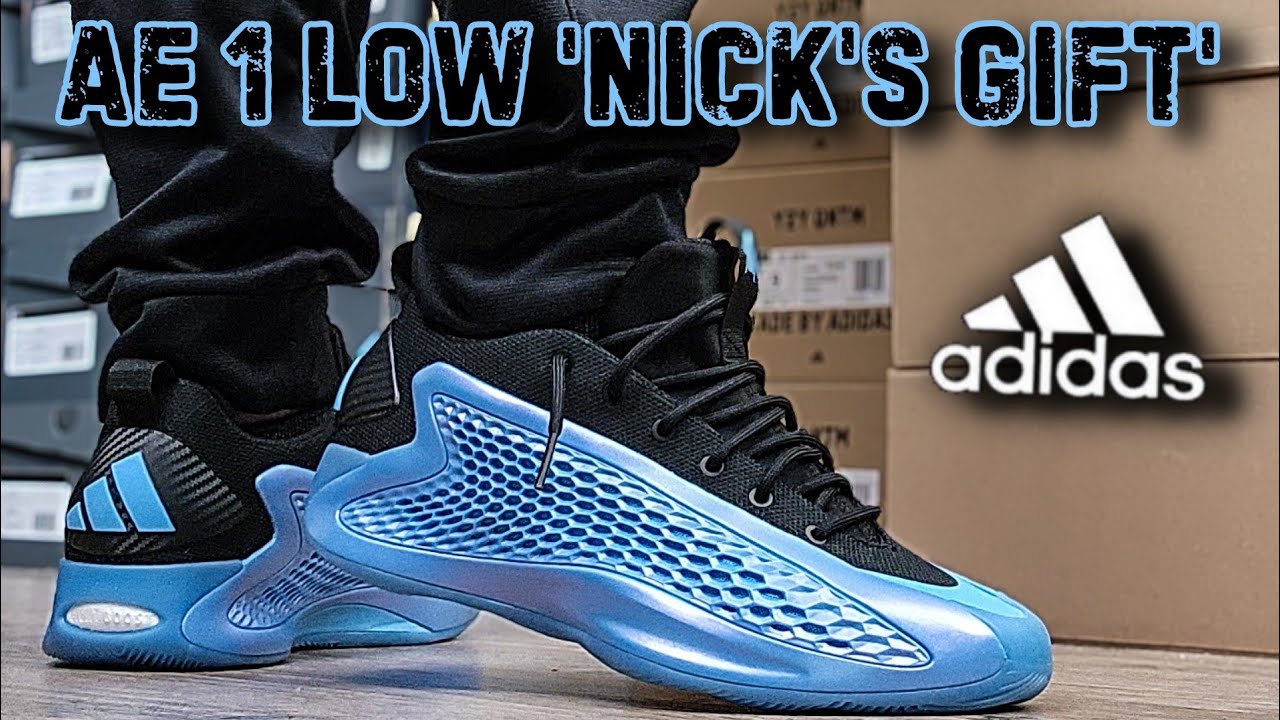 Adidas AE 1 Low 'Nick's Gift' Sneaker Review & On Feet - YouTube