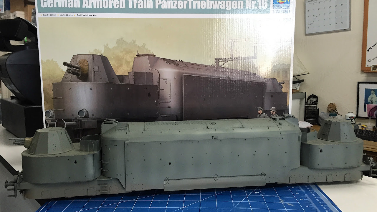 Complete build of the Trumpeter 1/35 German Armored train
