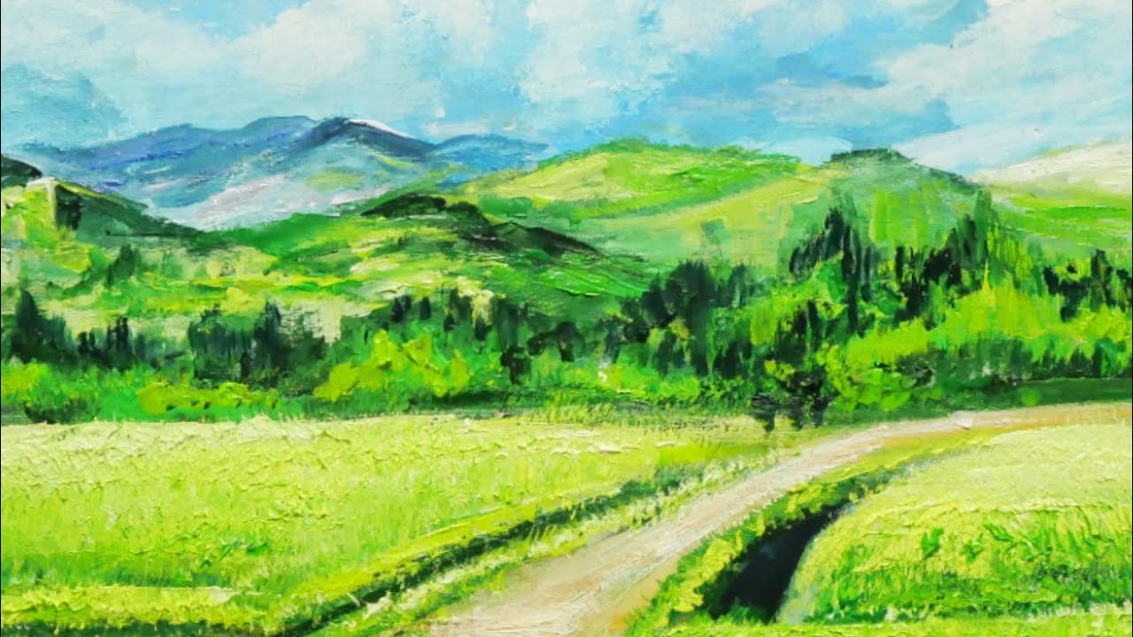 印象派風 自然風景 油彩画27✖️24 印象派風 自然風景 油彩画27✖️24