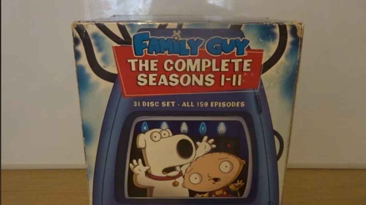 Family Guy The Complete 1-16 Collection DVD Unboxing - YouTube