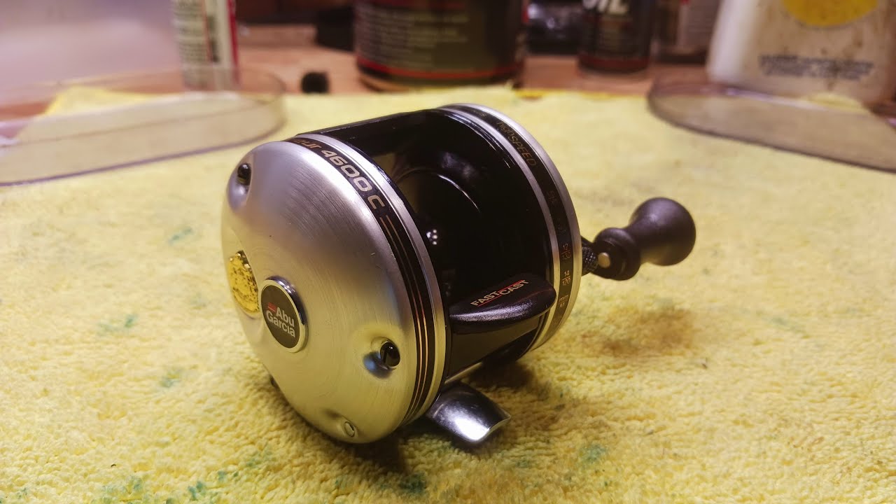 Abu Garcia Ambassadeur 4600C Bait Casting Reel Service - YouTube