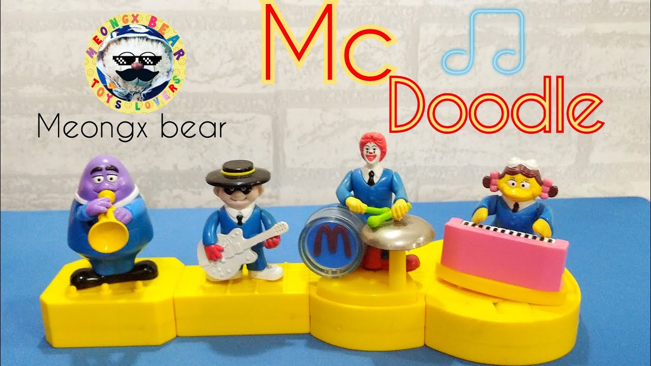 Happy Meal McDoodle set of 4 - YouTube