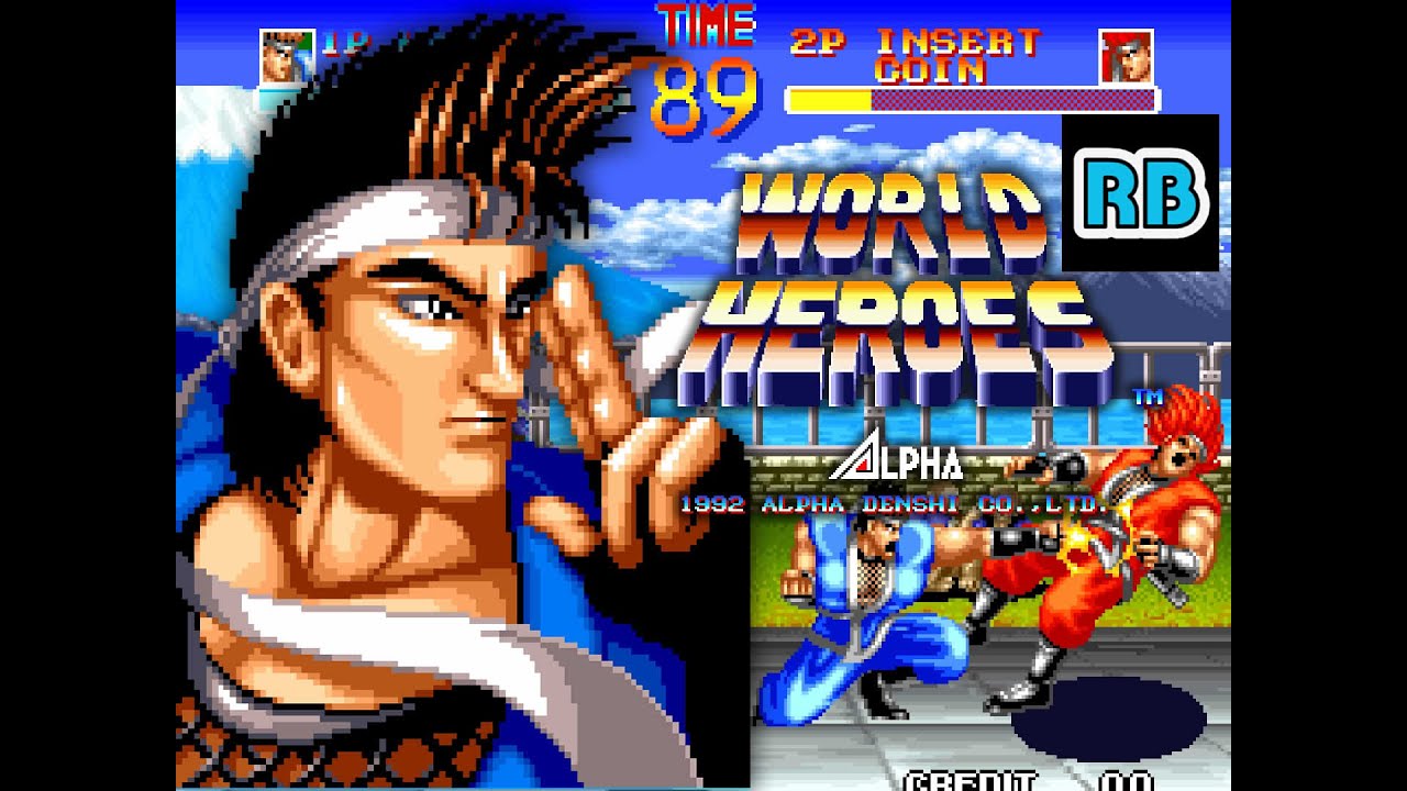 1992 [60fps] World Heroes 2224400pts Hanzo ALL Perfect Dx2 - YouTube