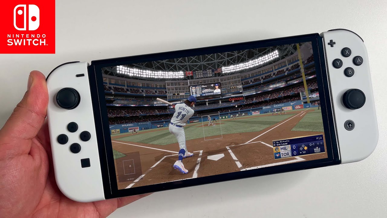 MLB the Show 22 OLED Nintendo Switch Gameplay - YouTube