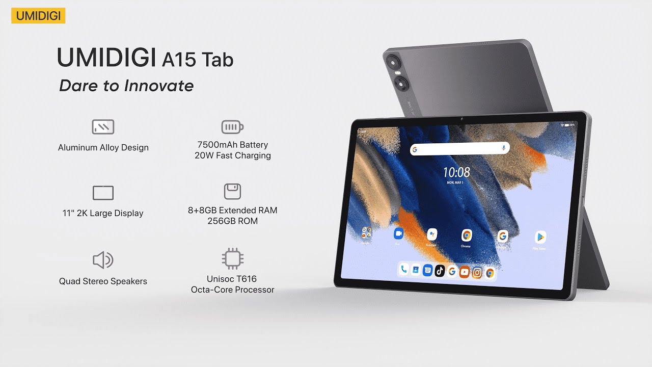 Introducing UMIDIGI A15 Tab - Dare to Innovate - YouTube