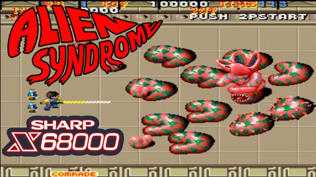 X68000 エイリアンシンドローム / Alien Syndrome - Full Game - YouTube
