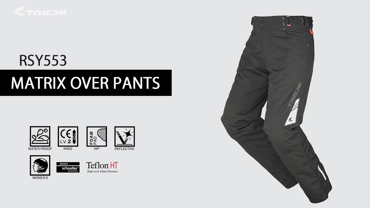 TAICHI】RSY553 MATRIX OVER PANTS - YouTube