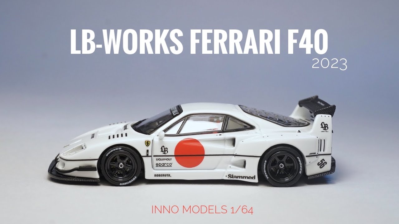 This diecast car is breaking limits! The F40 adorned with a