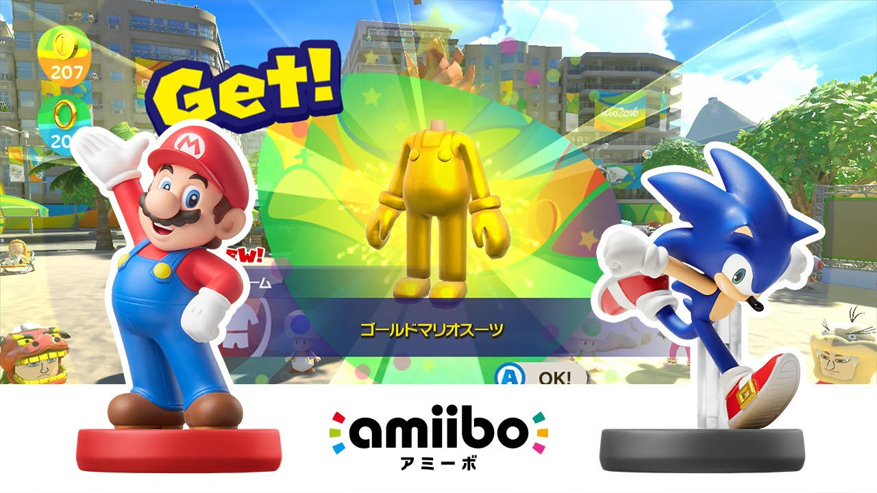 amiibo × マリオ&ソニック AT リオオリンピック™ 紹介映像 - YouTube