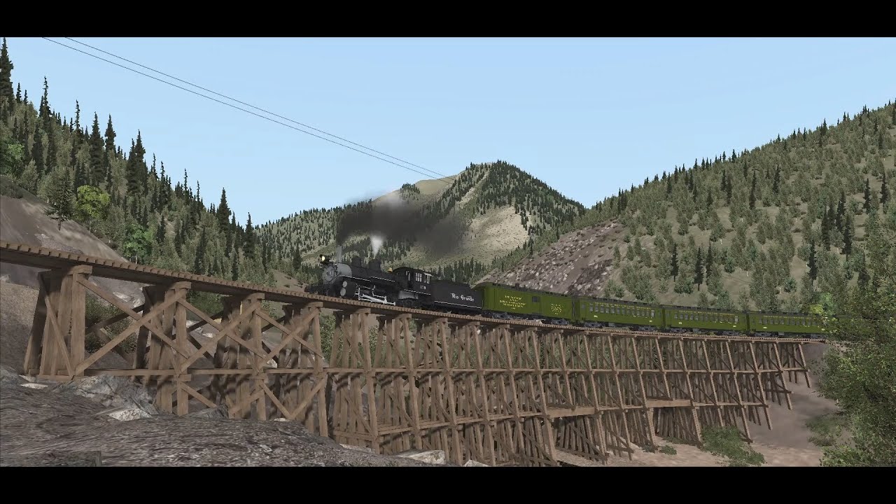 Train Simulator Classic Rio Grand Southern K-27 Passenger Train w