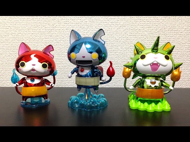 Yo-kai Watch x Attack Neo Limited Edition 3-piece plastic model