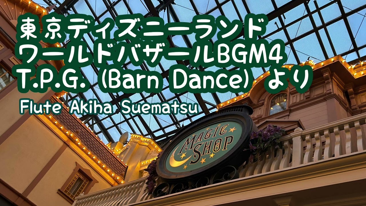 高音質】東京ディズニーランド ワールドバザールBGM 4 T.P.G. (Barn