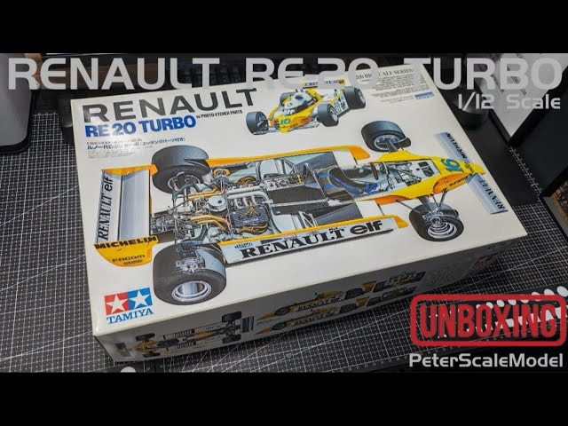 RENAULT RE-20 TURBO / TAMIYA 1/12 / Scale Model Unboxing / 2022