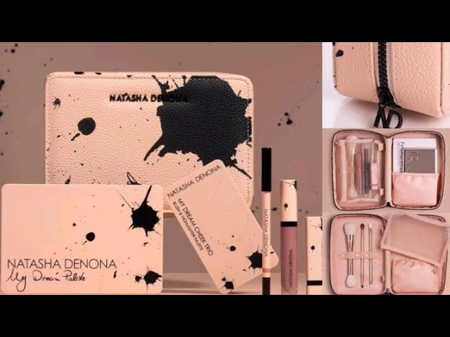 New!Travel Brush Set and Makeup Pouch by Natasha Denona|New