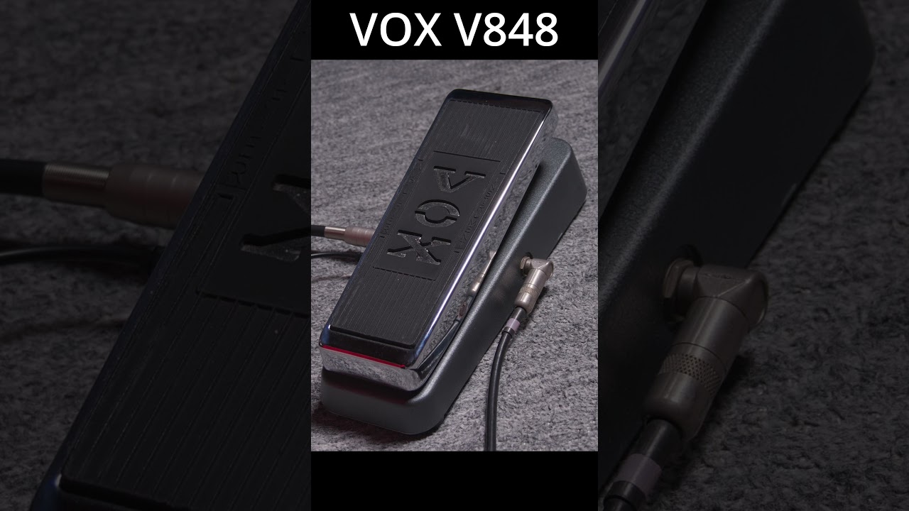 VOX V848 で遊んでみた WAH WAH ワウペダル - YouTube