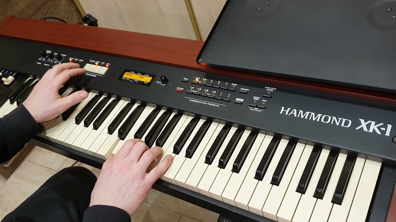 Hammond XK-1 Organ Sound Test only play no talking - YouTube