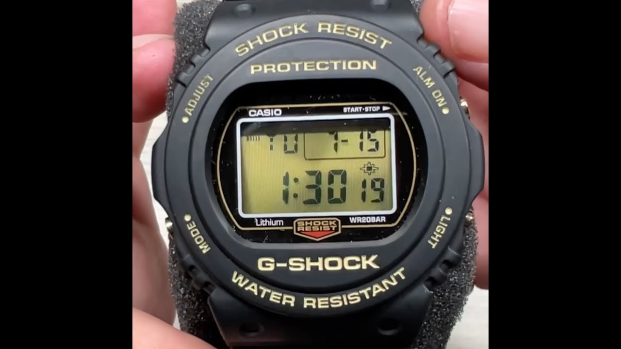 CASIO G-SHOCK DW-5735D-1BJR (35TH ANNIVERSARY_ORIGIN GOLD