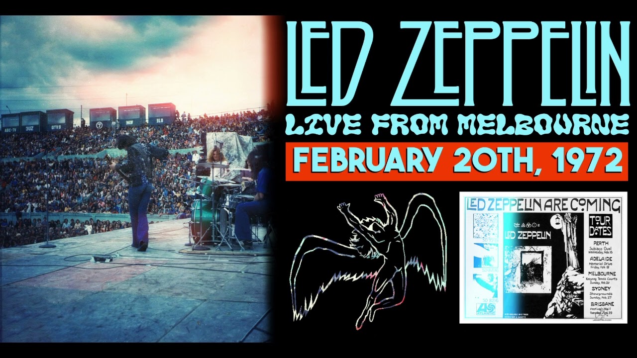 Led Zeppelin - Live in Melbourne, Australia (Feb. 20th, 1972
