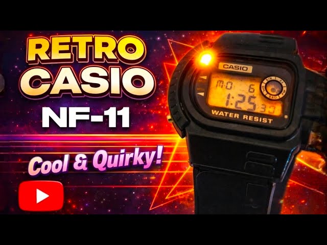Casio NF-11 Digital Watch Review - Module 1093 - Ep 31 - YouTube