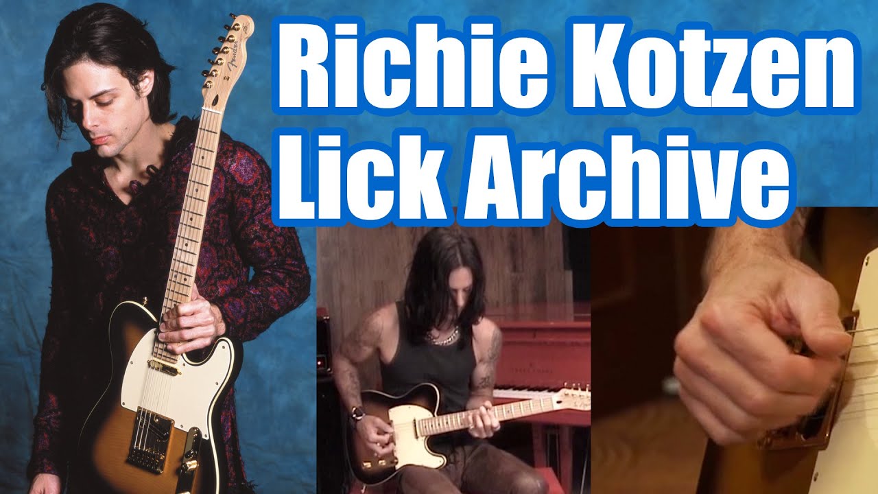 Richie Kotzen Lick Archive: YOUNG GUITAR DVD 2002 - 2015 - YouTube