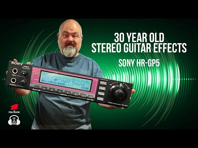 30 year old stereo effects from the Sony HR-GP5 - YouTube