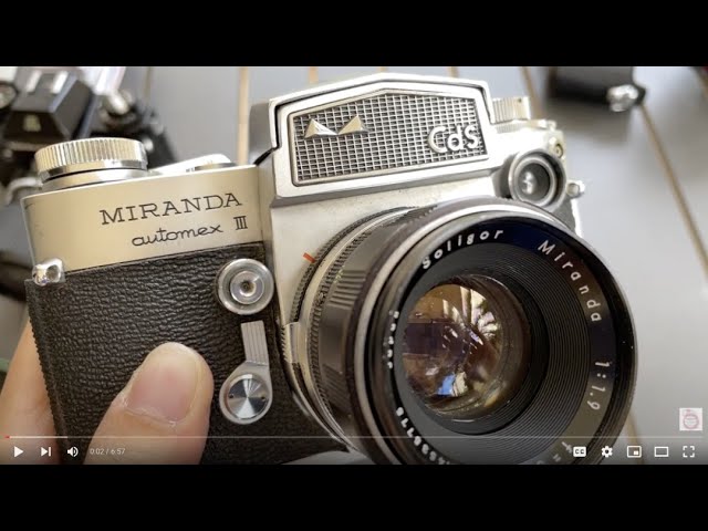 Miranda Automex III Film Camera + 5 cm f1.9 Soligor Miranda Lens