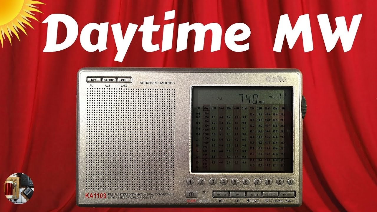Kaito KA1103 PLL Shortwave Radio Daytime MW - YouTube