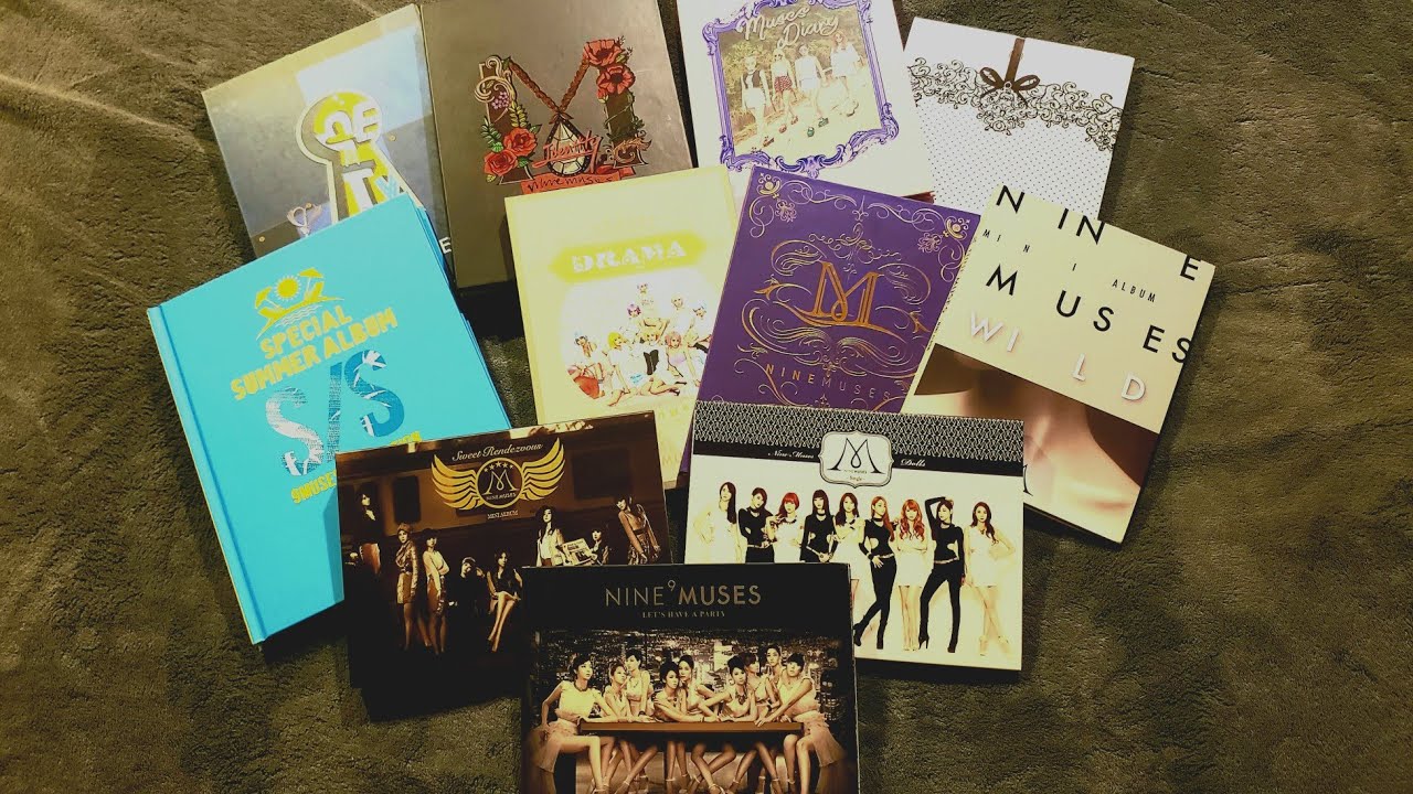 MY NINE MUSES (9MUSES) KPOP ALBUM COLLECTION - YouTube