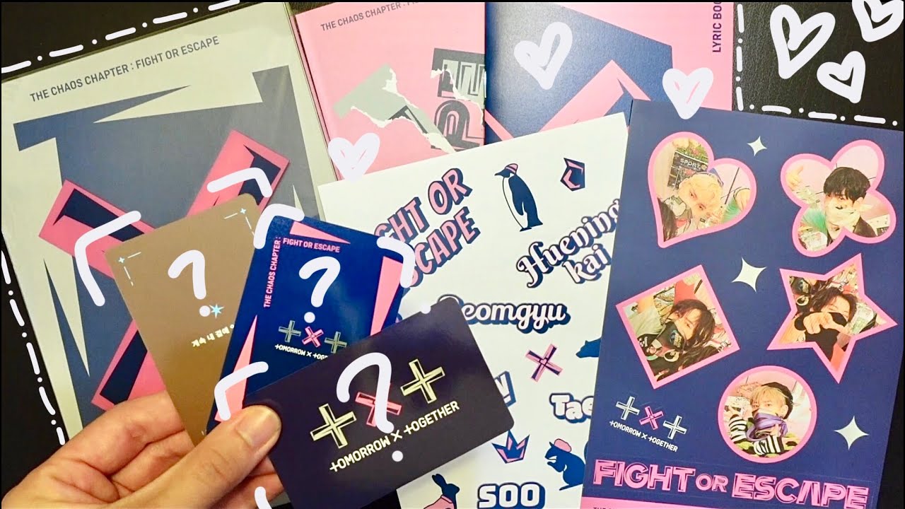 TXT Chaos Chapter: FIGHT OR ESCAPE UNBOXING (Escape Ver.) | TARGET