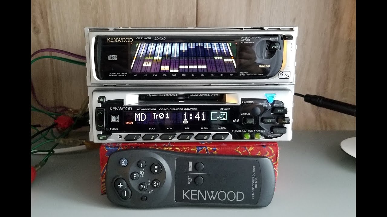 Rare Kenwood RX-670MD & RD-360 spectrum analyzer from Japan. - YouTube