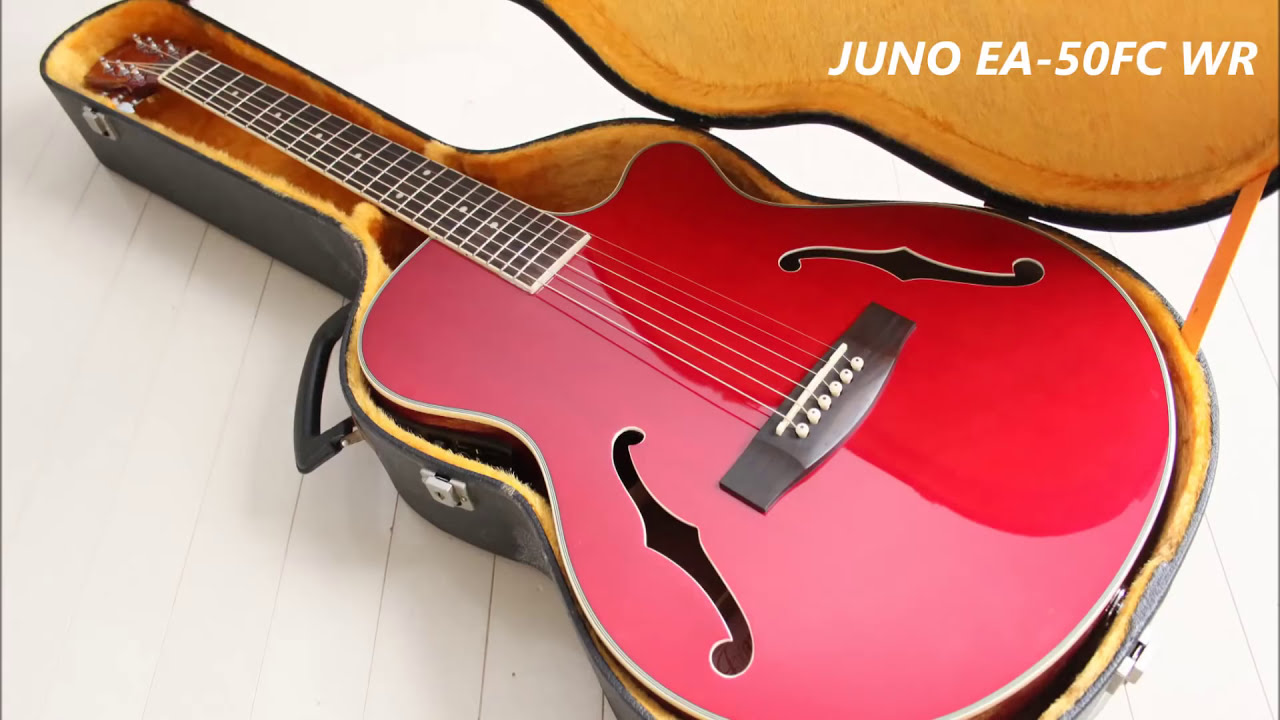 希少【注意】裏面傷みあり！Juno EA-70FC/BS エレアコ ギギター 希少