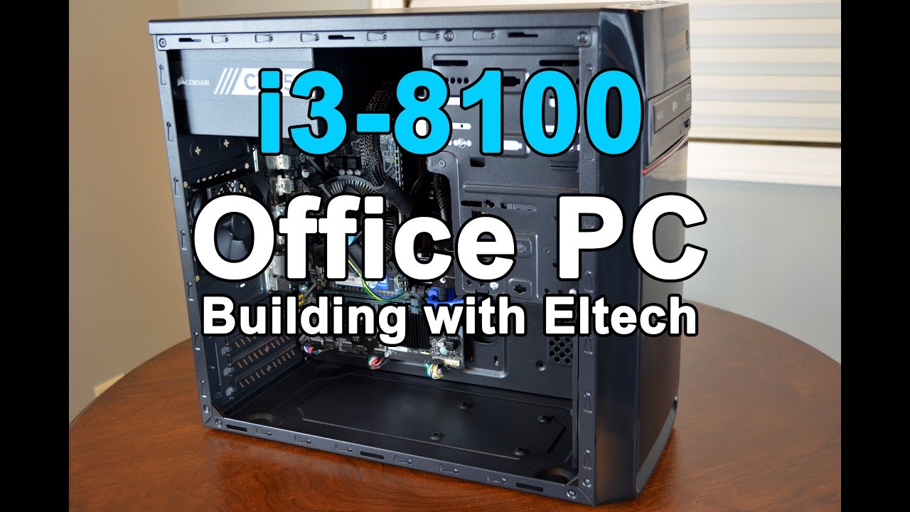 Building an i3-8100 Computer (Step by Step) - Office PC - YouTube