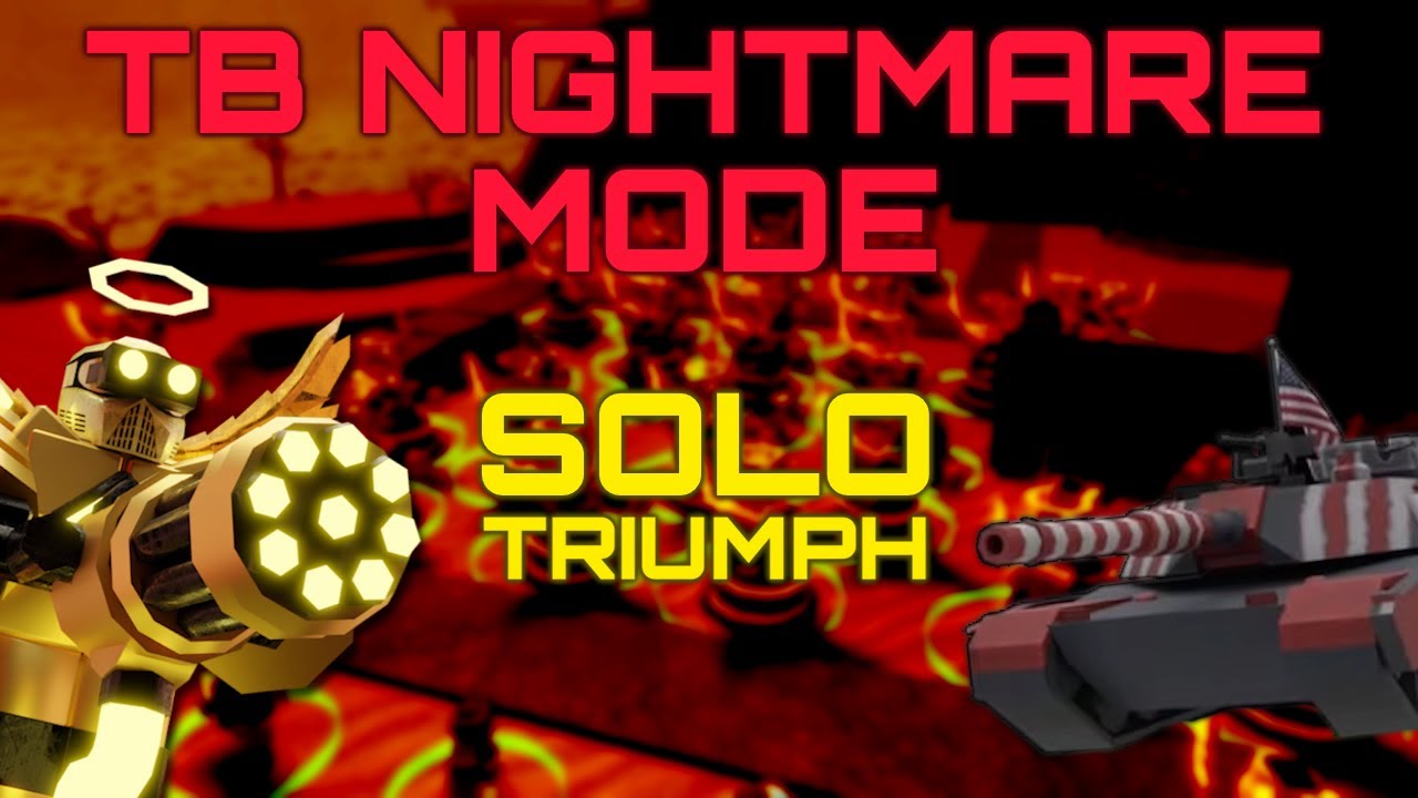 TDX x Tower Battles NIGHTMARE Mode SOLO Victory | TDX | Roblox