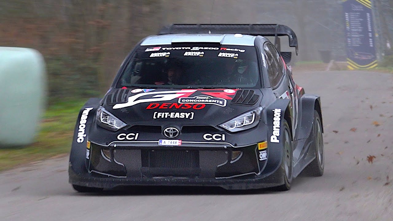 Toyota Gazoo Racing testing the GR Yaris WRC Rally1 for the World