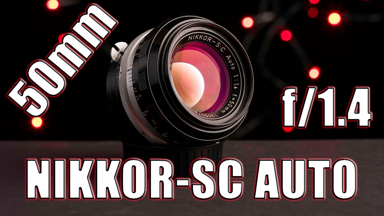Nikkor SC Auto 50mm f/1.4 Review Vintage Nikon Lens - YouTube