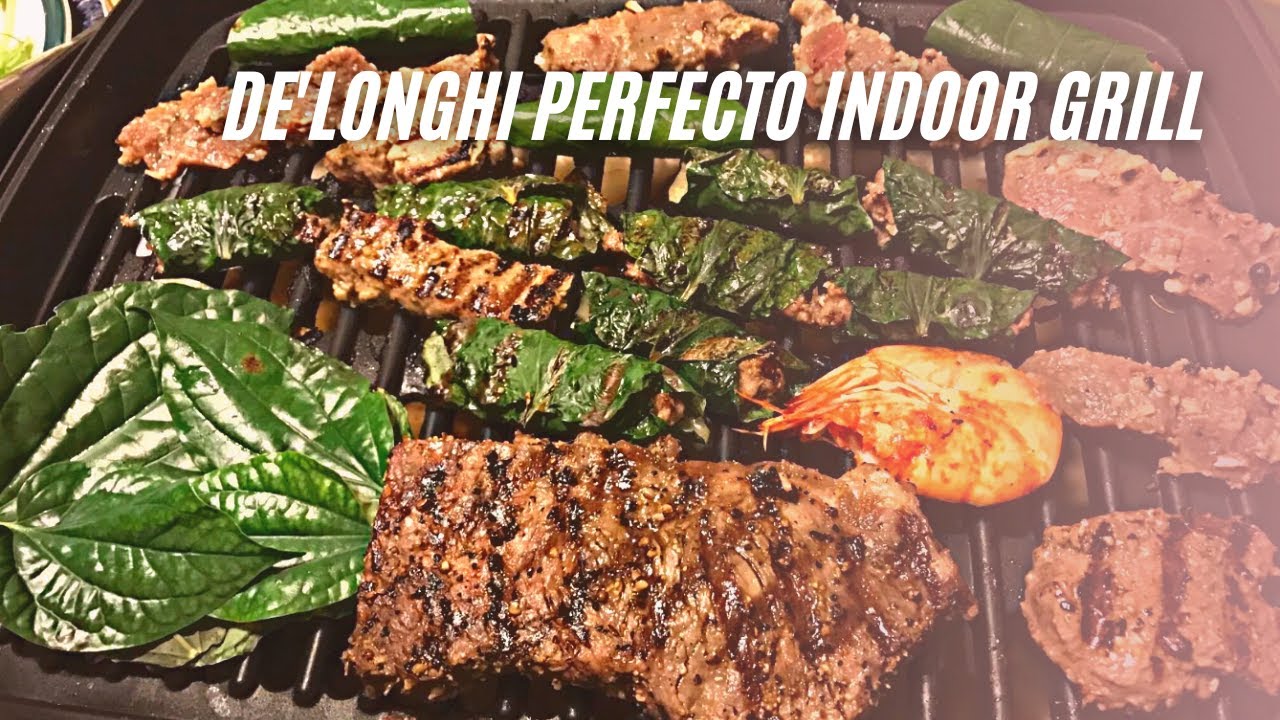 De'Longhi Perfecto Indoor Grill with Lid Review & Test | Best