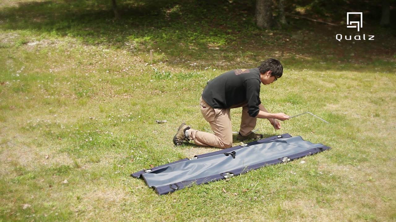 Qualz キャンパーズベッド II - YouTube