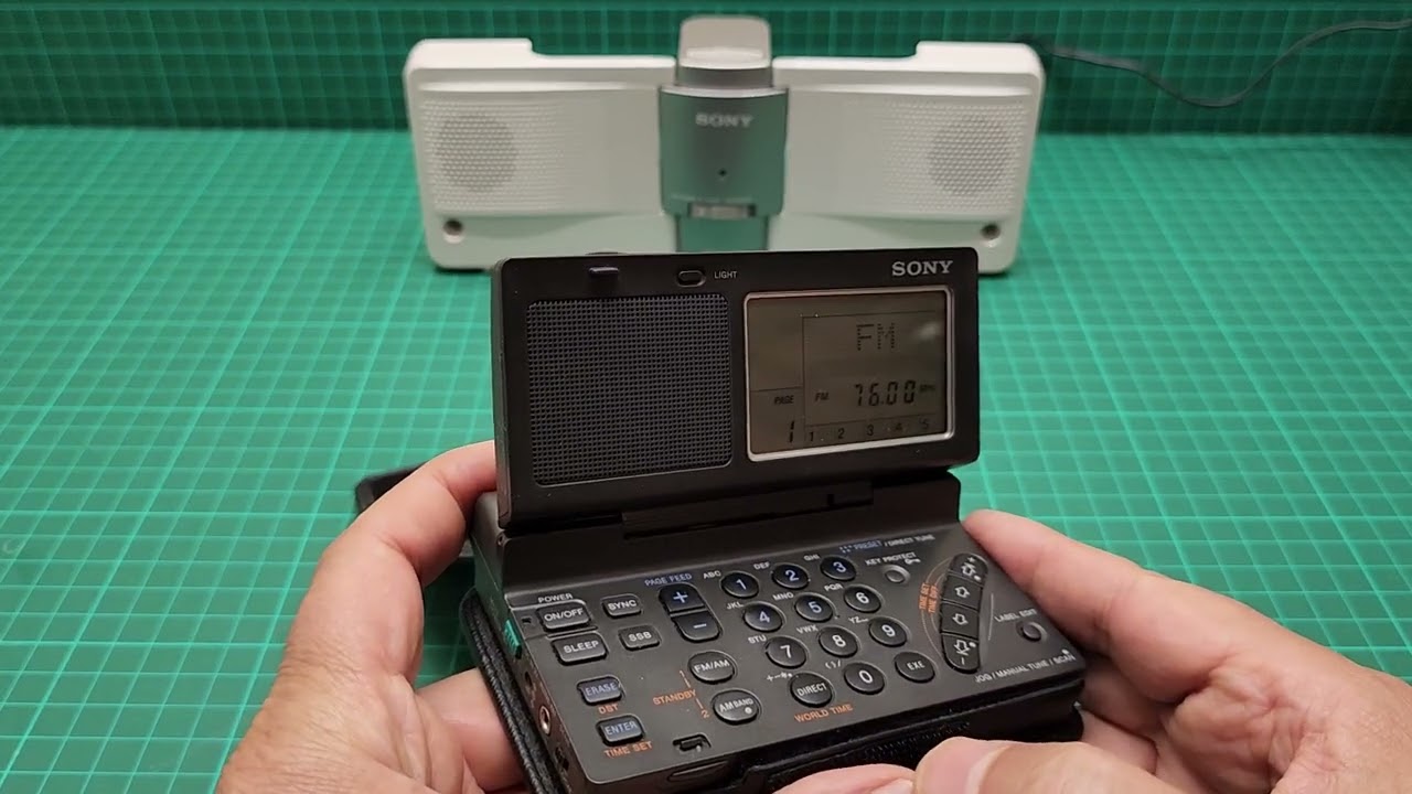 Sony ICF-SW100 World Radio Walkman receiver | tiny but huge