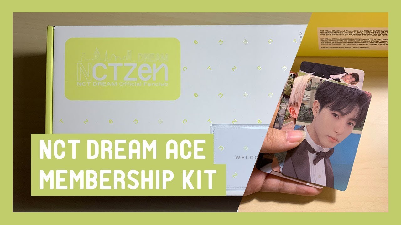 Unboxing ☆ NCT DREAM 엔시티 드림 ACE Membership Welcome Kit - YouTube