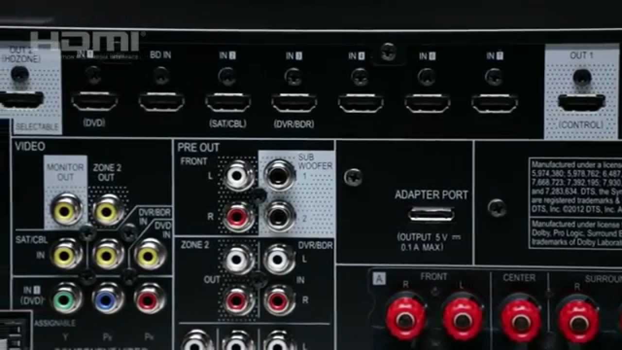 Pioneer VSX-1123 AV Receiver - YouTube