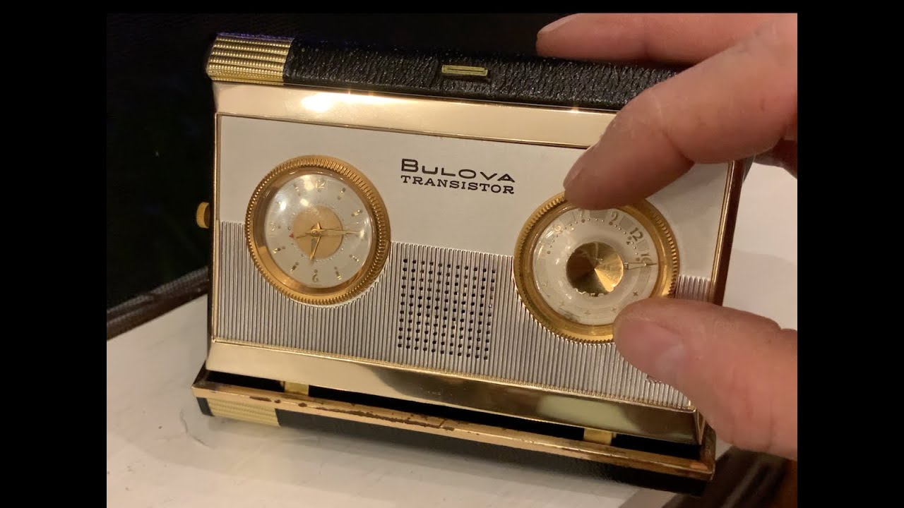 Bulova Transistor Radio and Watch - YouTube