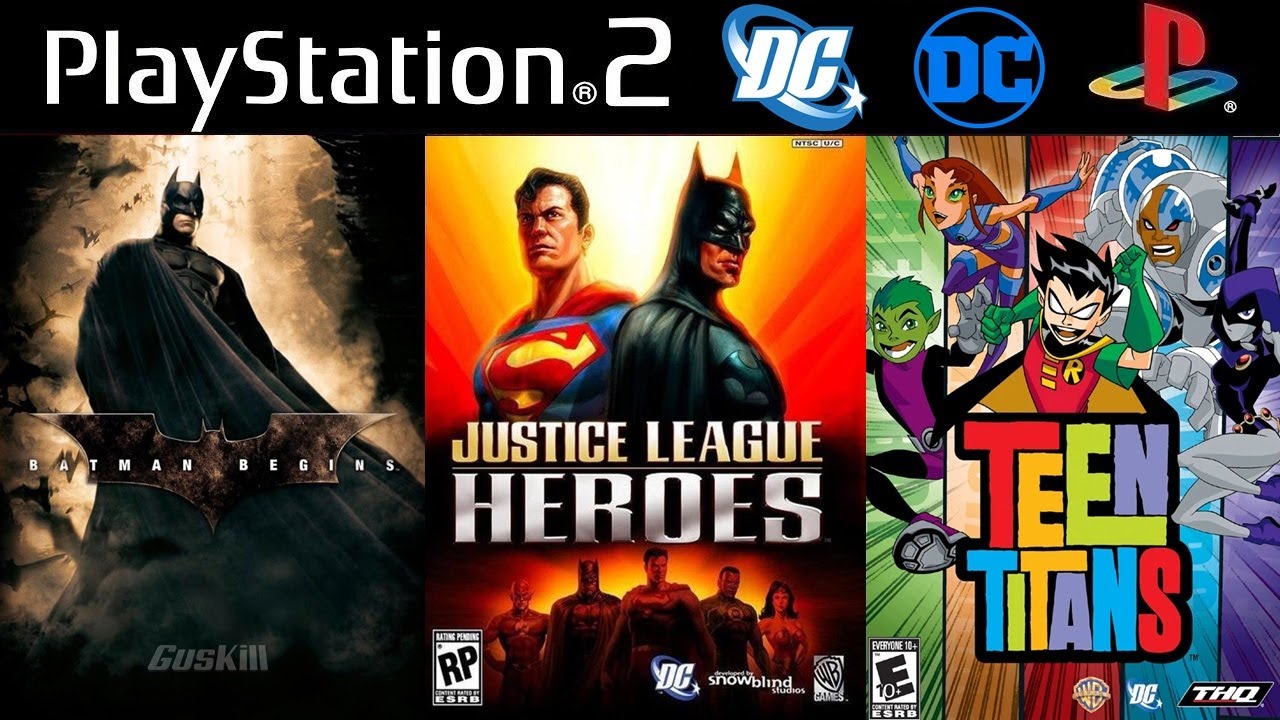 All DC Superheroes Games on PS2 - YouTube
