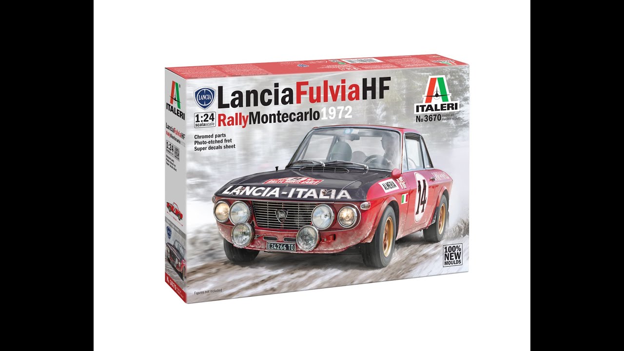 Lancia Fulvia HF Rally 1:24 scale (kit 3670) - YouTube