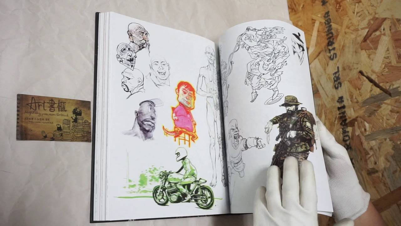 Kim Jung-Gi 2016sketch / 金政基2016手稿速寫集- YouTube