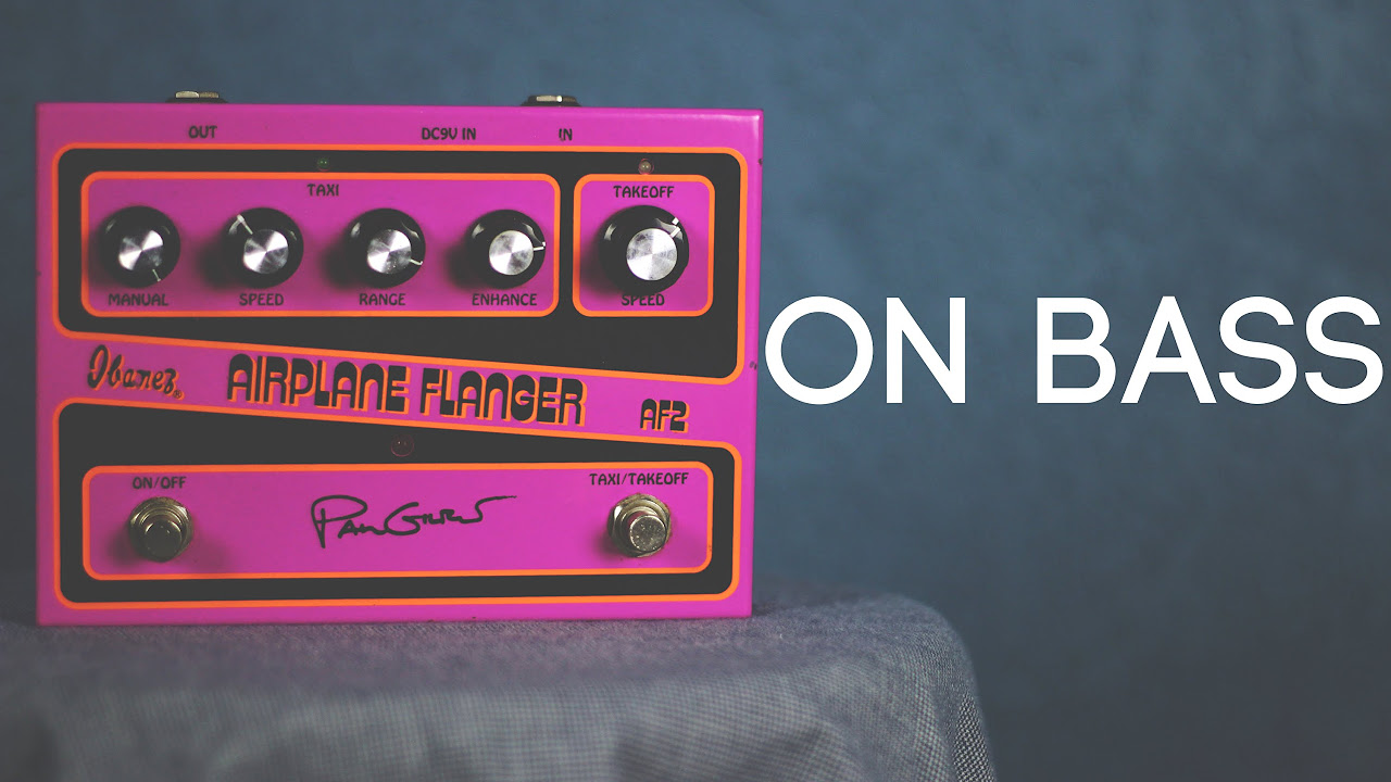 Ibanez AF2 Airplane Flanger [Bass Demo] - YouTube