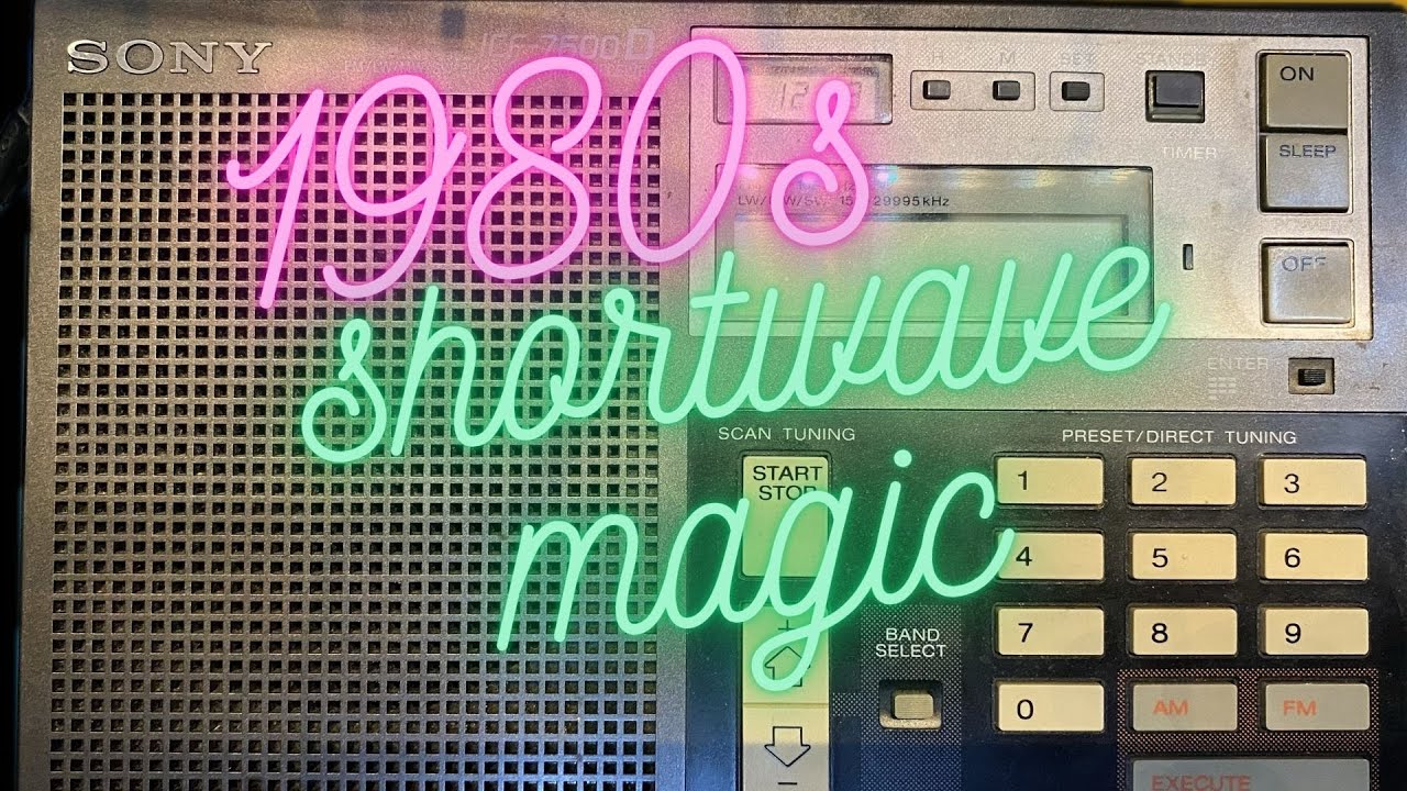 A quick look at the Sony ICF-7600D - YouTube