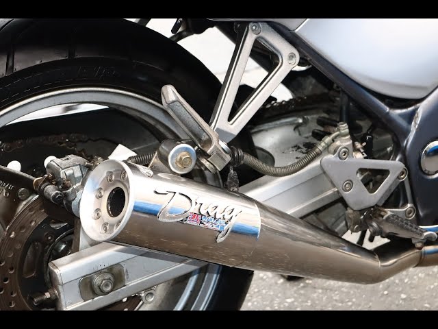 ☆バリオス BALIUS☆ヨシムラドラッグサイクロンマフラー☆快調セル一