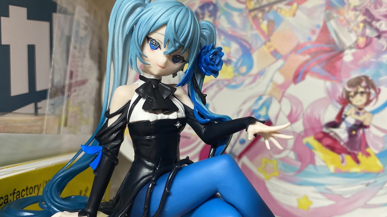 初音ミク】ぬーどるストッパーフィギュア Flower Fairy 青薔薇【開封