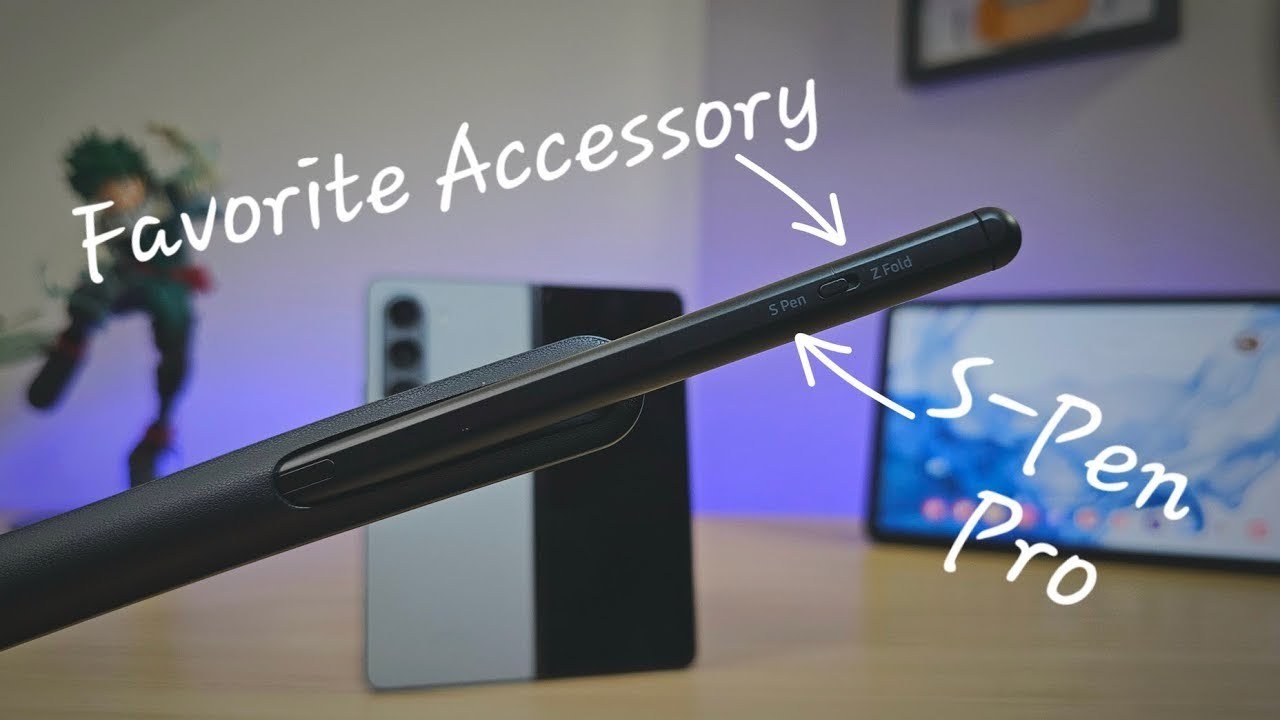 My Favorite Z Fold 5 & Galaxy Tab Accessory!!! S-Pen Pro - YouTube